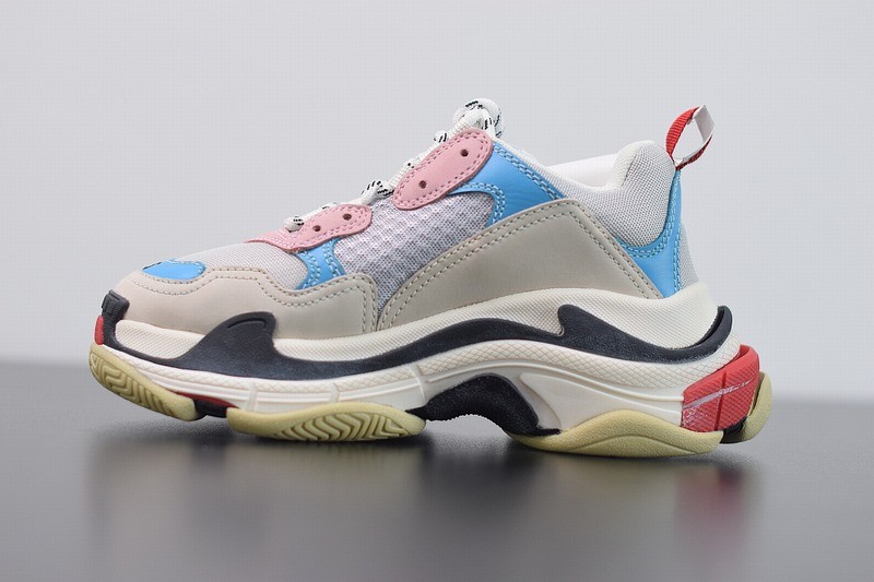 Balenciaga Triple S White Blue Balenciaga Triple S White Blue