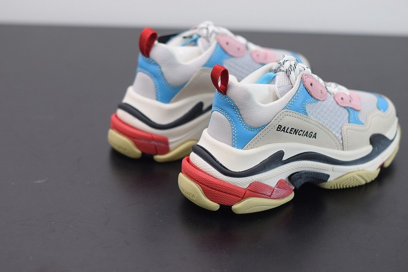 Balenciaga Triple S White Blue Balenciaga Triple S White Blue