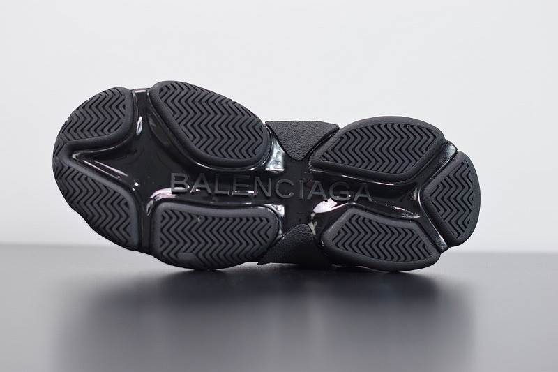 Balenciaga Triple S Allover Logo Black Balenciaga Triple S Allover Logo Black