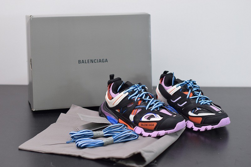 Balenciaga Track Trainers Black Orange Balenciaga Track Trainers Black Orange