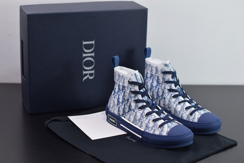 Dior B23 High Top Blue Oblique Dior B23 High Top Blue Oblique