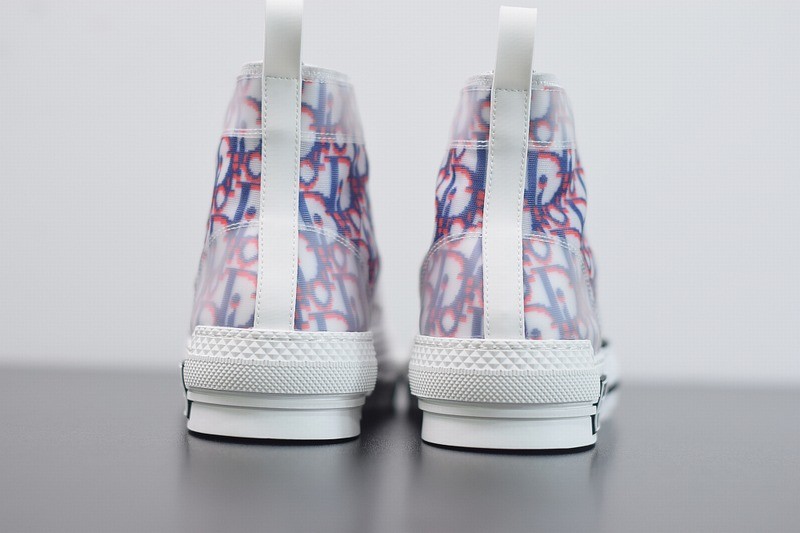 Dior B23 High Top Red Blue Oblique Dior B23 High Top Red Blue Oblique