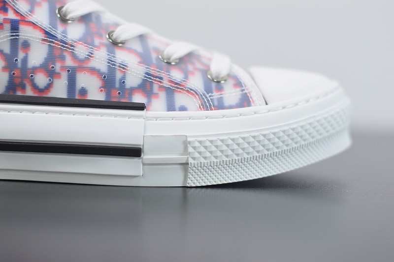 Dior B23 High Top Red Blue Oblique Dior B23 High Top Red Blue Oblique