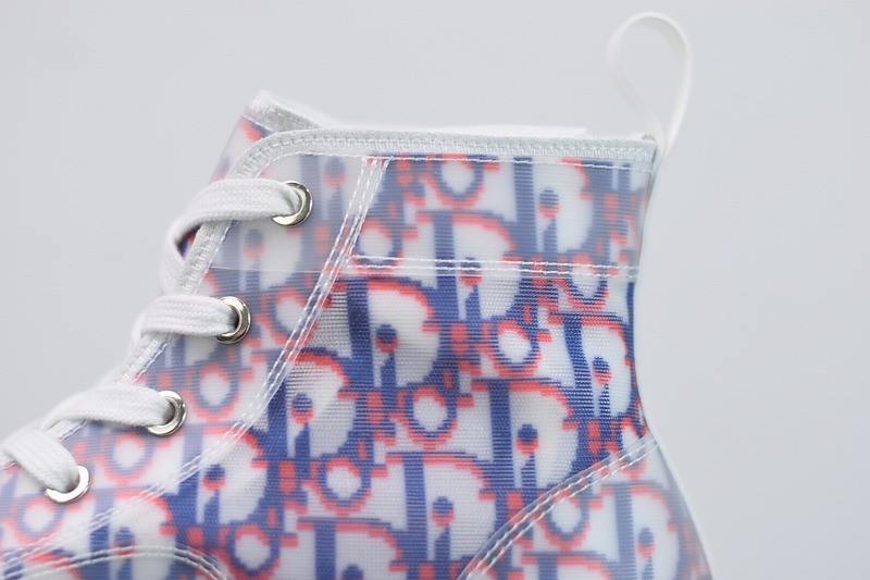 Dior B23 High Top Red Blue Oblique Dior B23 High Top Red Blue Oblique