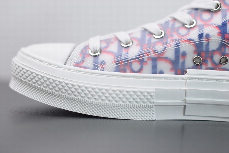 Dior B23 High Top Red Blue Oblique Dior B23 High Top Red Blue Oblique
