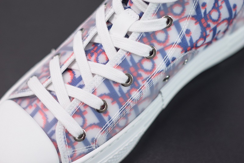 Dior B23 High Top Red Blue Oblique Dior B23 High Top Red Blue Oblique