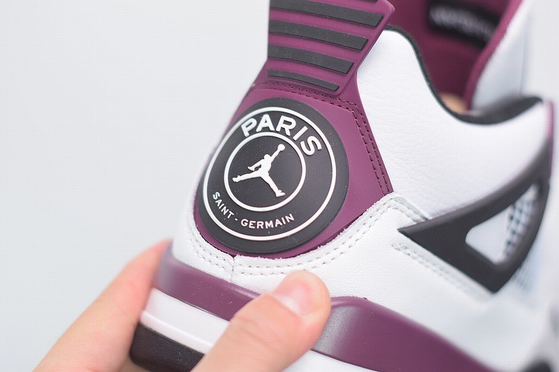 Jordan 4 Retro PSG Neutral Grey Bordeaux Jordan 4 Retro PSG Neutral Grey Bordeaux