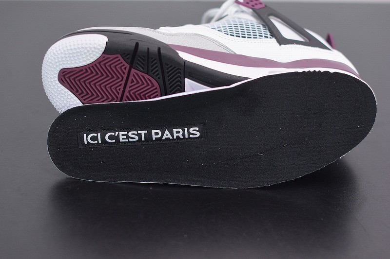 Jordan 4 Retro PSG Neutral Grey Bordeaux Jordan 4 Retro PSG Neutral Grey Bordeaux