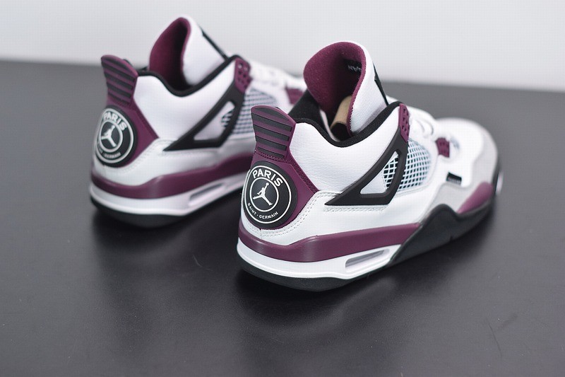 Jordan 4 Retro PSG Neutral Grey Bordeaux Jordan 4 Retro PSG Neutral Grey Bordeaux