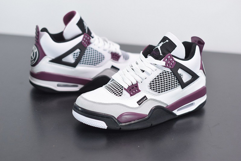 Jordan 4 Retro PSG Neutral Grey Bordeaux Jordan 4 Retro PSG Neutral Grey Bordeaux