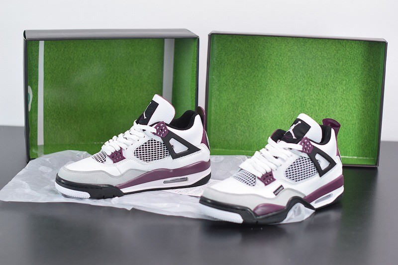 Jordan 4 Retro PSG Neutral Grey Bordeaux Jordan 4 Retro PSG Neutral Grey Bordeaux