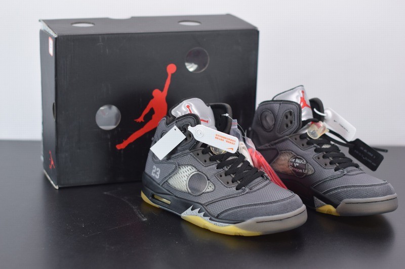 Jordan 5 Retro Off-White Black Jordan 5 Retro Off-White Black