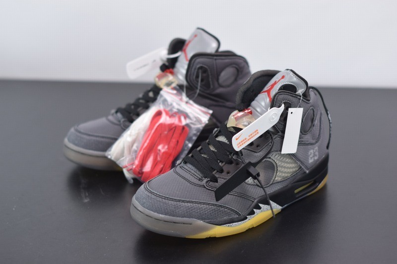 Jordan 5 Retro Off-White Black Jordan 5 Retro Off-White Black