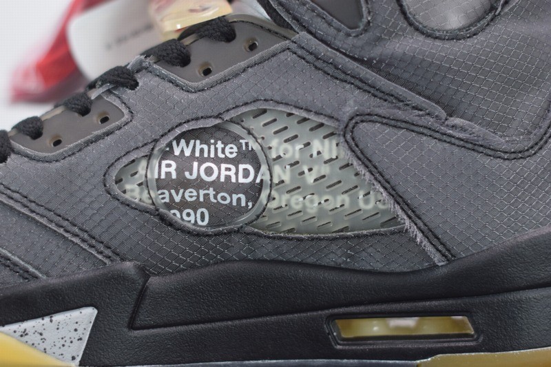 Jordan 5 Retro Off-White Black Jordan 5 Retro Off-White Black