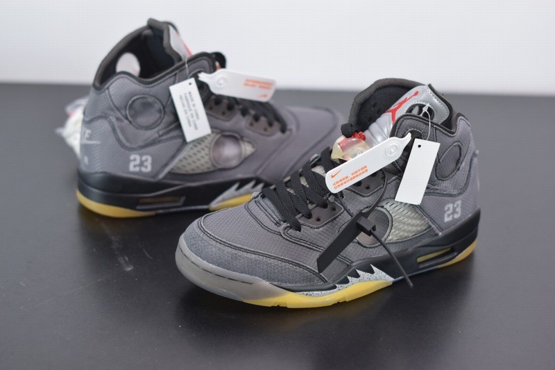 Jordan 5 Retro Off-White Black Jordan 5 Retro Off-White Black