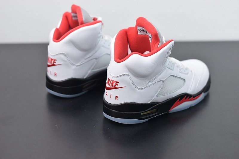 Jordan 5 Retro Fire Red Silver Tongue Jordan 5 Retro Fire Red Silver Tongue
