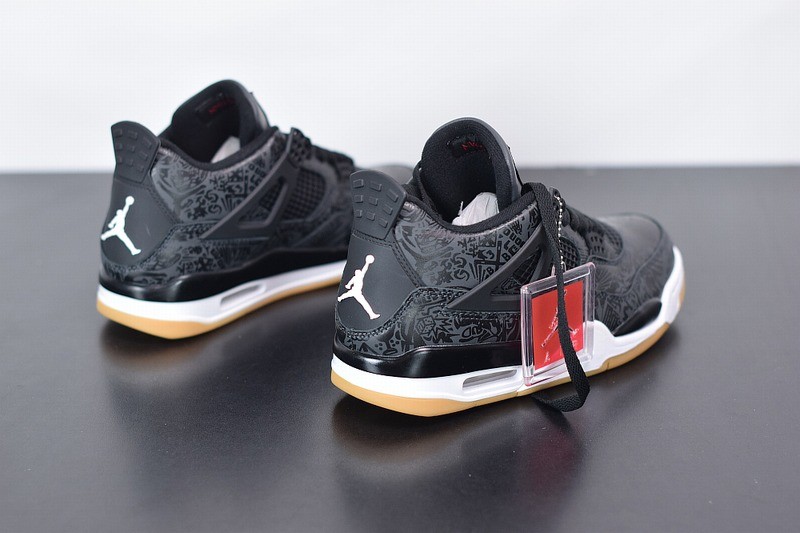 Jordan 4 Retro Laser Black Gum Jordan 4 Retro Laser Black Gum