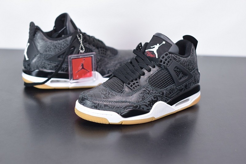 Jordan 4 Retro Laser Black Gum Jordan 4 Retro Laser Black Gum