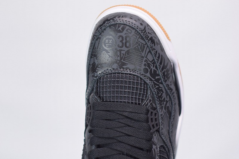 Jordan 4 Retro Laser Black Gum Jordan 4 Retro Laser Black Gum