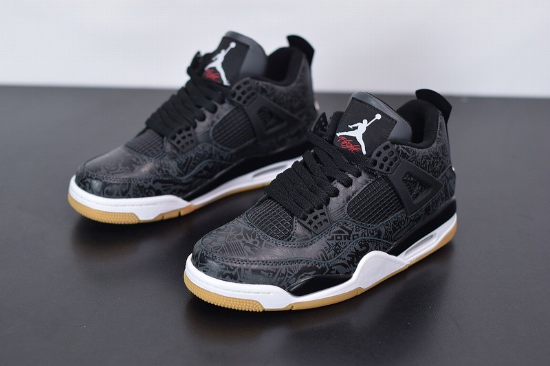 Jordan 4 Retro Laser Black Gum Jordan 4 Retro Laser Black Gum
