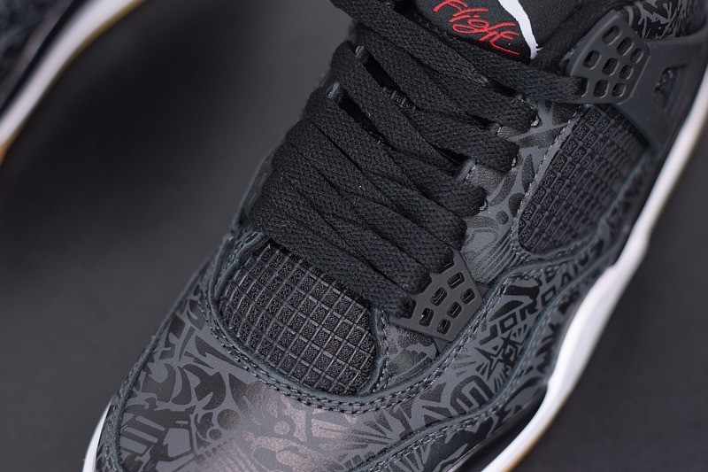 Jordan 4 Retro Laser Black Gum Jordan 4 Retro Laser Black Gum