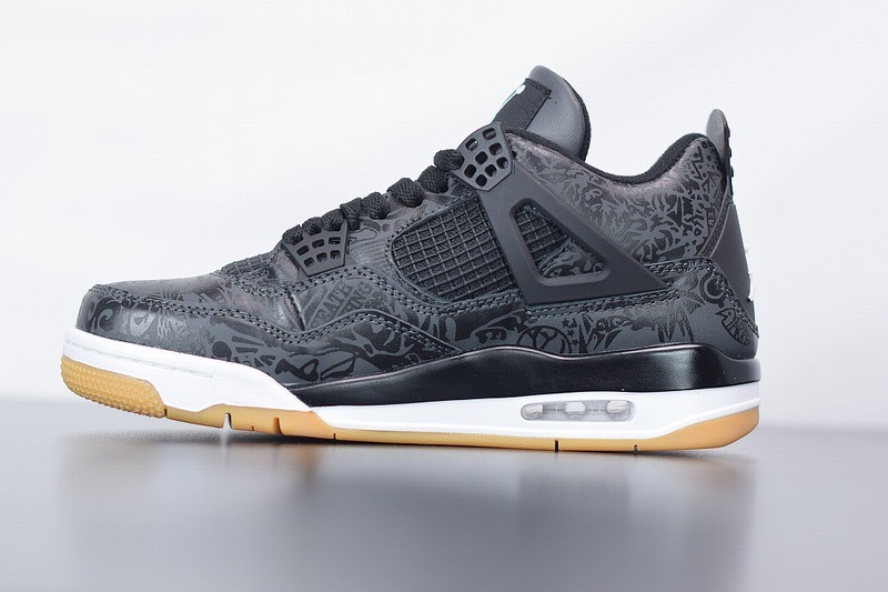 Jordan 4 Retro Laser Black Gum Jordan 4 Retro Laser Black Gum
