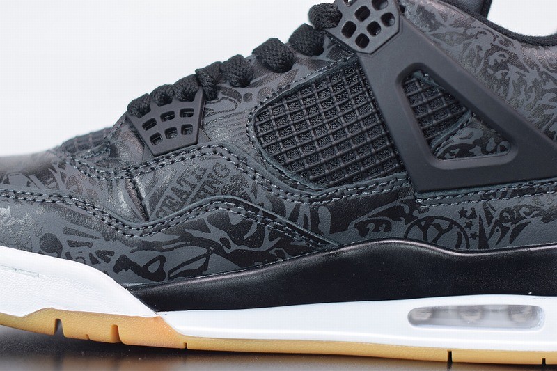 Jordan 4 Retro Laser Black Gum Jordan 4 Retro Laser Black Gum