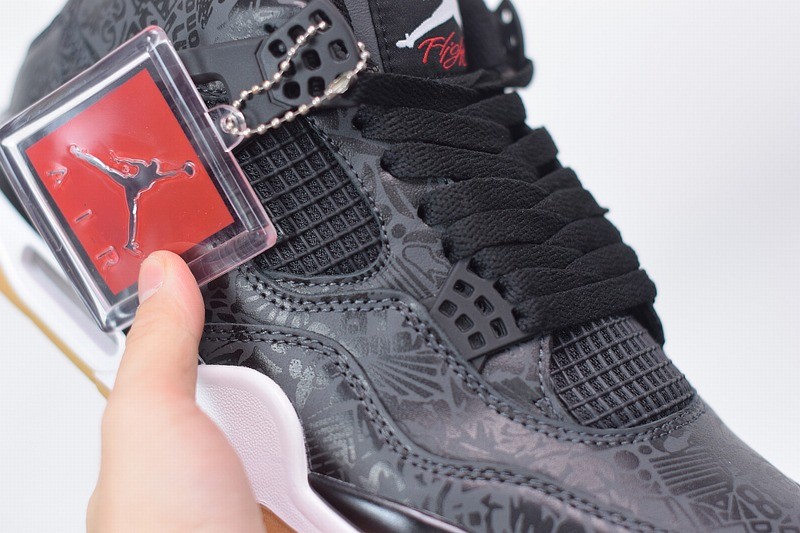 Jordan 4 Retro Laser Black Gum Jordan 4 Retro Laser Black Gum