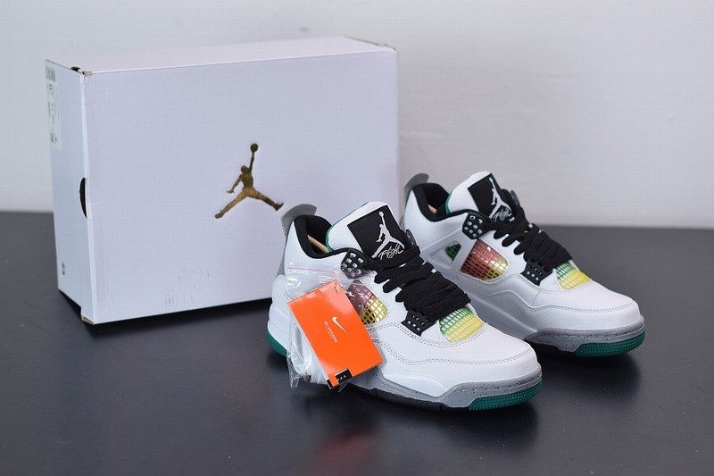 Jordan 4 Retro Lucid Green Rasta Jordan 4 Retro Lucid Green Rasta