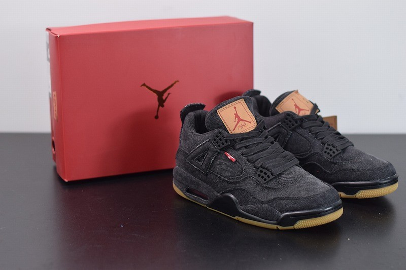 Jordan 4 Retro Levi's Black Jordan 4 Retro Levi's Black