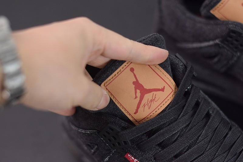 Jordan 4 Retro Levi's Black Jordan 4 Retro Levi's Black