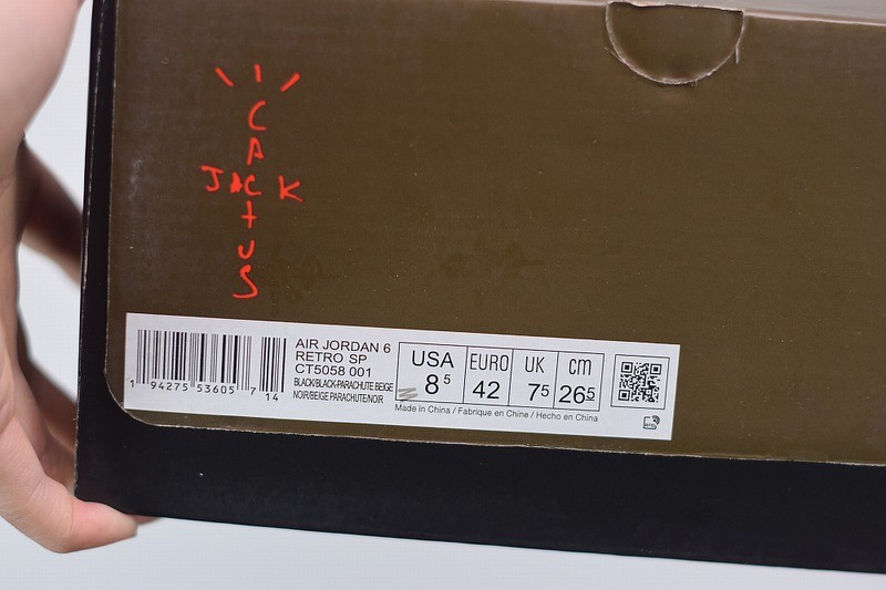 Jordan 6 Retro TS Travis Scott Jordan 6 Retro TS Travis Scott