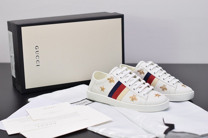 Gucci Ace Fold Down Bee and Stars Gucci Ace Fold Down Bee and Stars