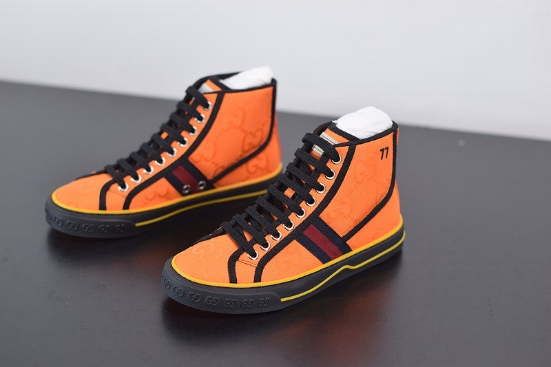 Gucci Off The Grid High Top Orange GG Gucci Off The Grid High Top Orange GG