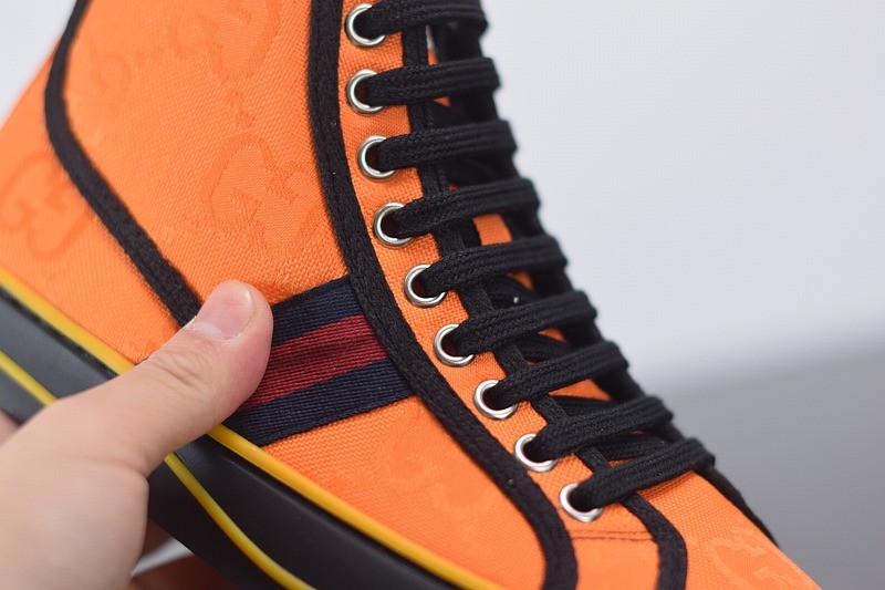 Gucci Off The Grid High Top Orange GG Gucci Off The Grid High Top Orange GG