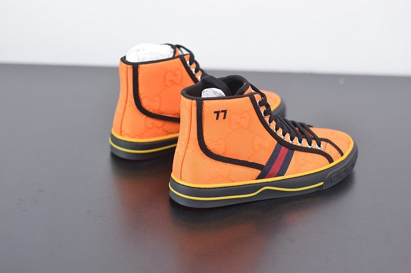 Gucci Off The Grid High Top Orange GG Gucci Off The Grid High Top Orange GG