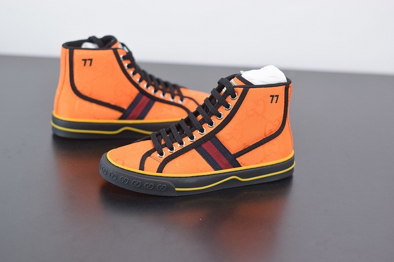 Gucci Off The Grid High Top Orange GG Gucci Off The Grid High Top Orange GG