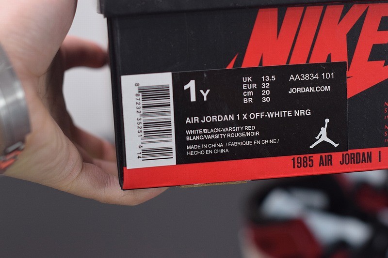 Kids Jordan 1 Retro Off-White Chicago Kids Jordan 1 Retro Off-White Chicago
