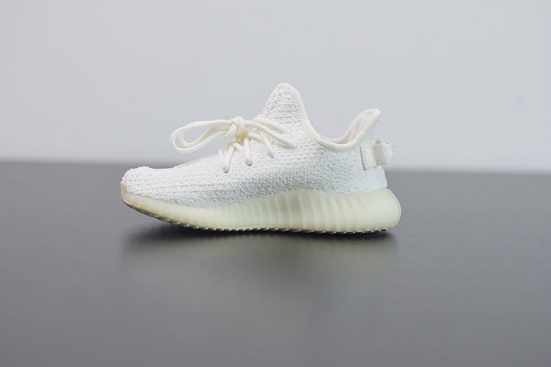 Kids Yeezy Boost 350 V2 Cream/Triple White Kids Yeezy Boost 350 V2 Cream/Triple White