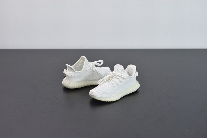 Kids Yeezy Boost 350 V2 Cream/Triple White Kids Yeezy Boost 350 V2 Cream/Triple White