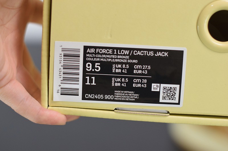 Nike Air Force 1 Low Travis Scott Cactus Jack Nike Air Force 1 Low Travis Scott Cactus Jack