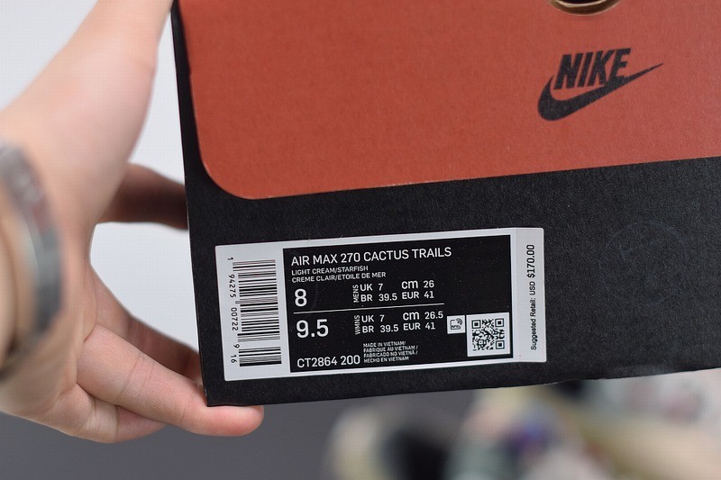 Nike Air Max 270 React ENG Travis Scott Cactus Trails Nike Air Max 270 React ENG Travis Scott Cactus Trails