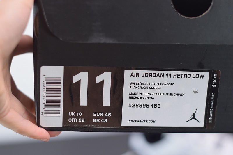 Jordan 11 Retro Low Concord Jordan 11 Retro Low Concord