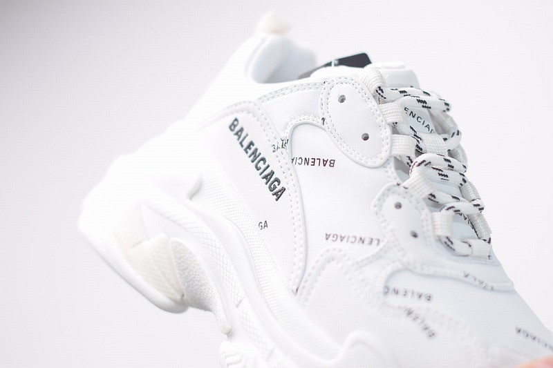 Balenciaga Triple S Allover Logo White Balenciaga Triple S Allover Logo White