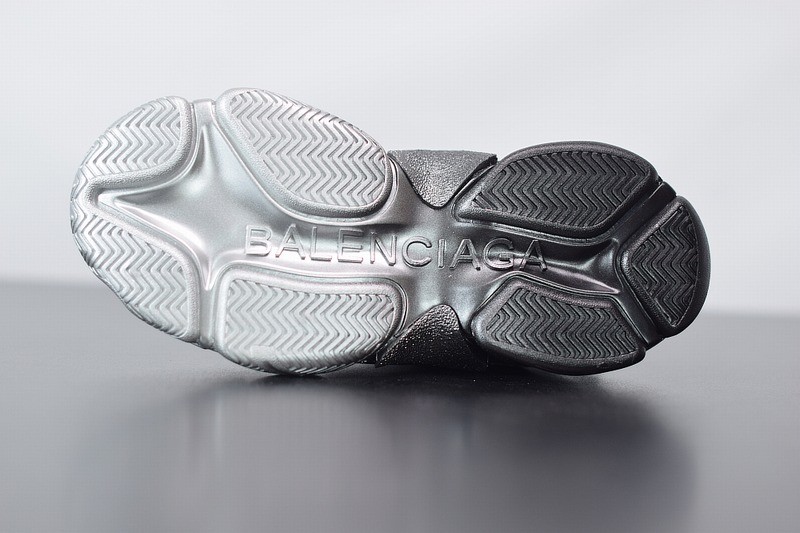 Balenciaga Triple S Black Gray Silver Balenciaga Triple S Black Gray Silver
