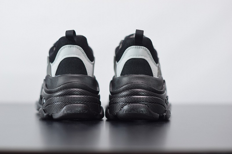 Balenciaga Triple S Black Gray Silver Balenciaga Triple S Black Gray Silver