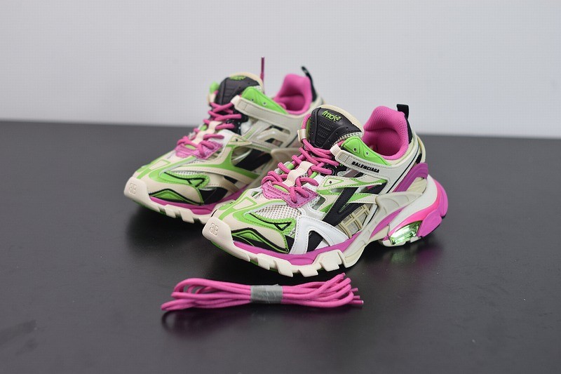 Balenciaga Track.2 Pink Green Balenciaga Track.2 Pink Green