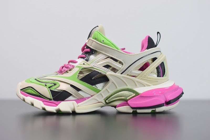 Balenciaga Track.2 Pink Green Balenciaga Track.2 Pink Green