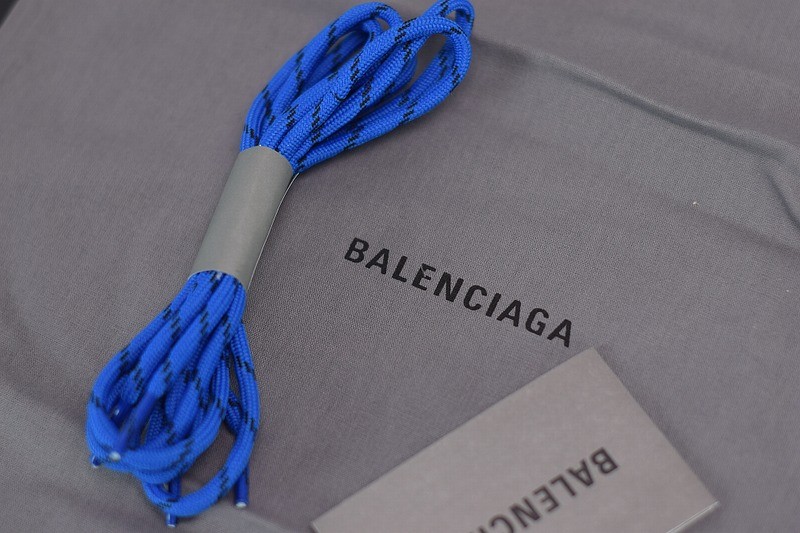 Balenciaga Triple S Allover Logo Blue Balenciaga Triple S Allover Logo Blue