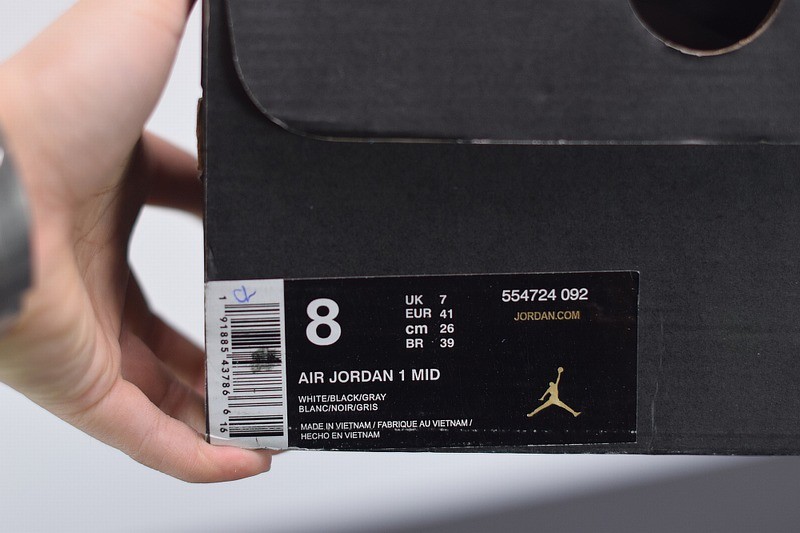 Jordan 1 Mid Light Smoke Grey Jordan 1 Mid Light Smoke Grey
